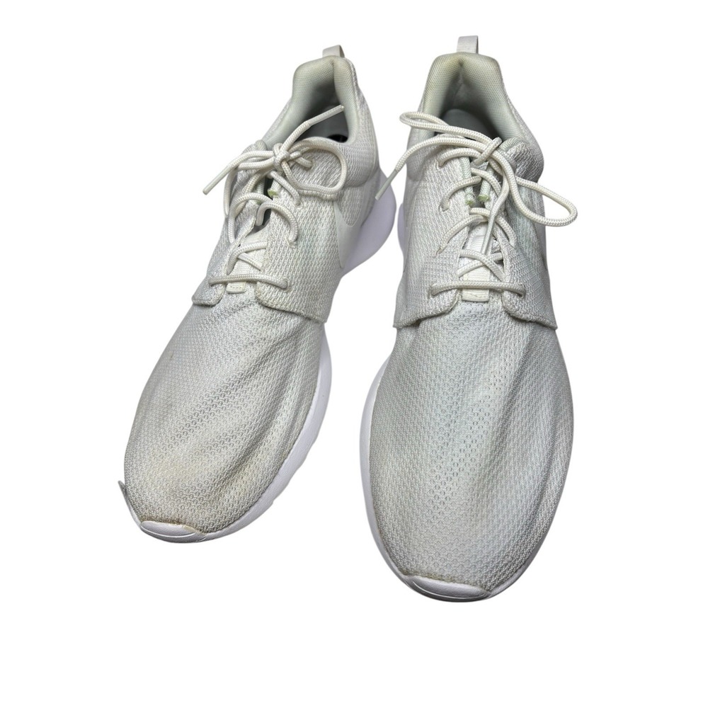Nike Roshe One White 2016 511881-112 Men's Size 13 Stain On Front & Sides